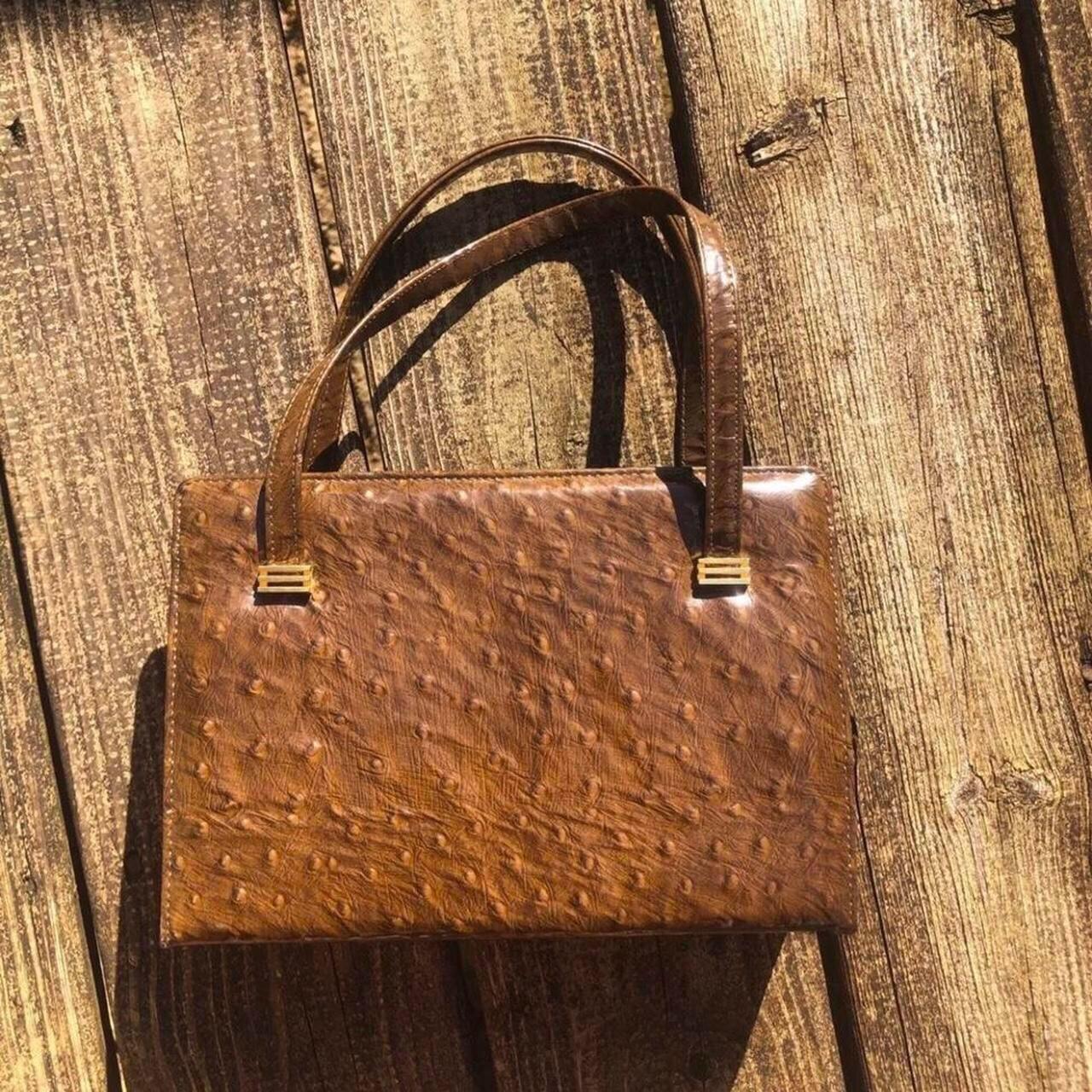 Kate Spade Ostrich Leather Purse Handbag Bag Cream | Ostrich leather, Leather  purses, Purses and handbags