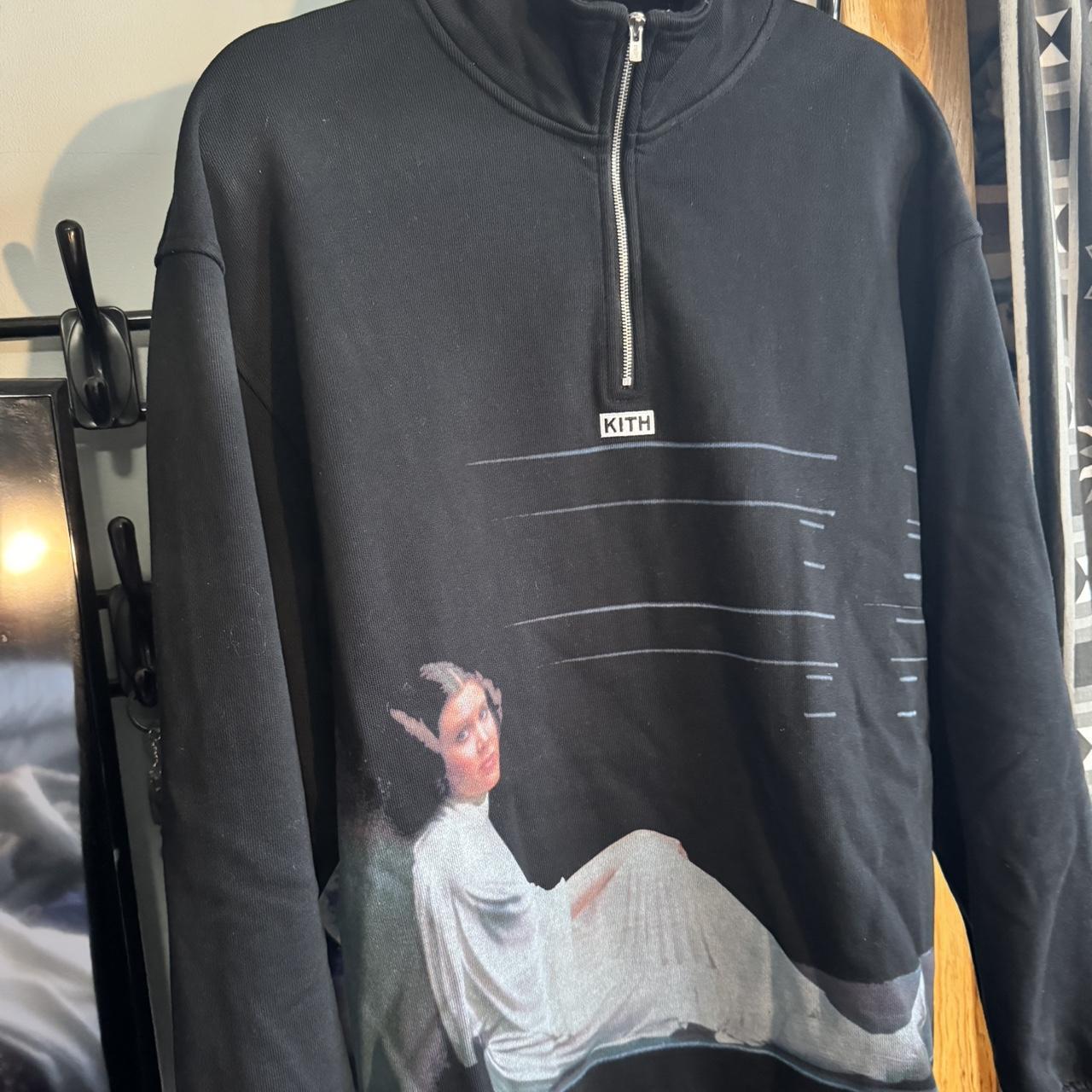 Kith x Star Wars Leia Quarter Zip Worn once Need... - Depop