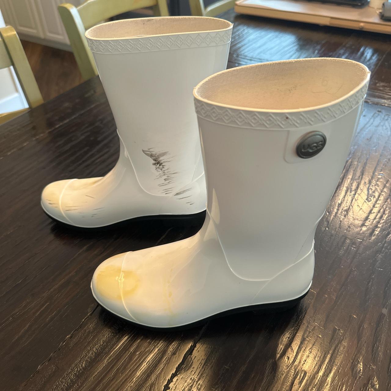 White Ugg Rain Boots For Women UGG White Rain Boots Boots