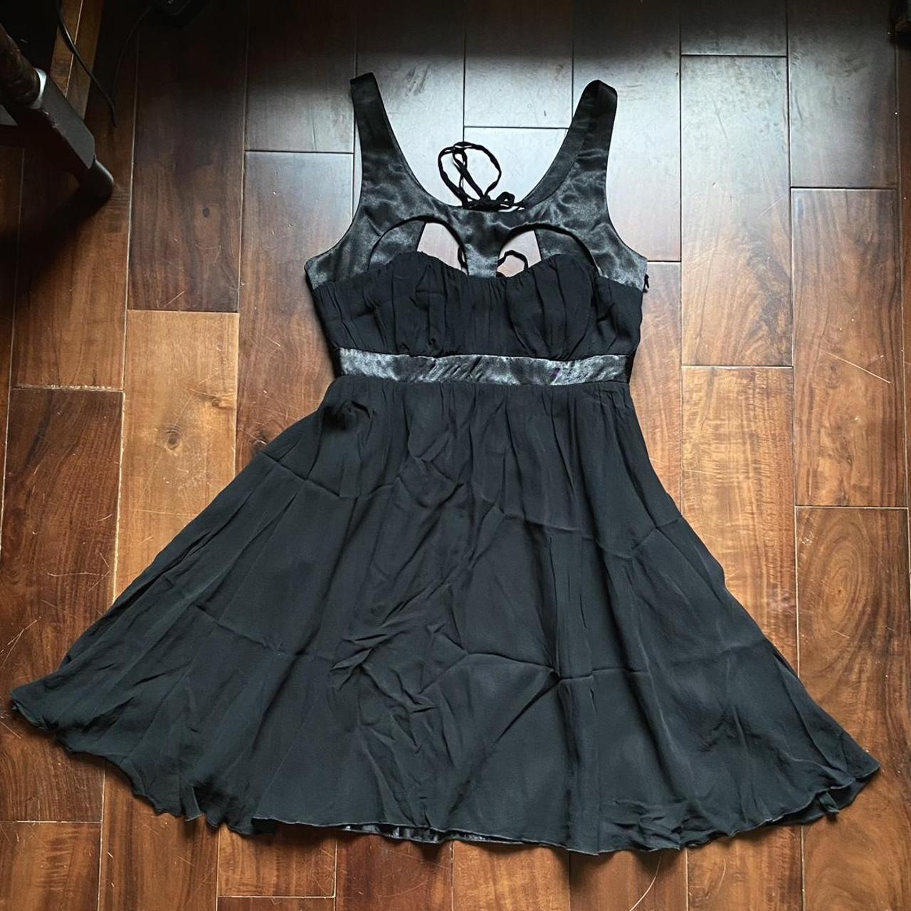 lipsy black knitted dress