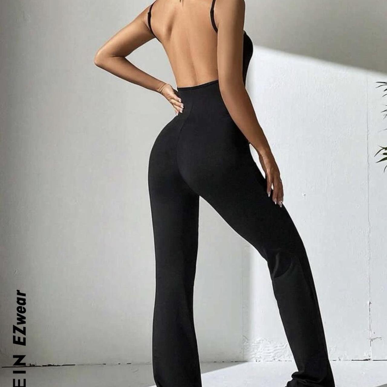 Backless Flared Jumpsuit