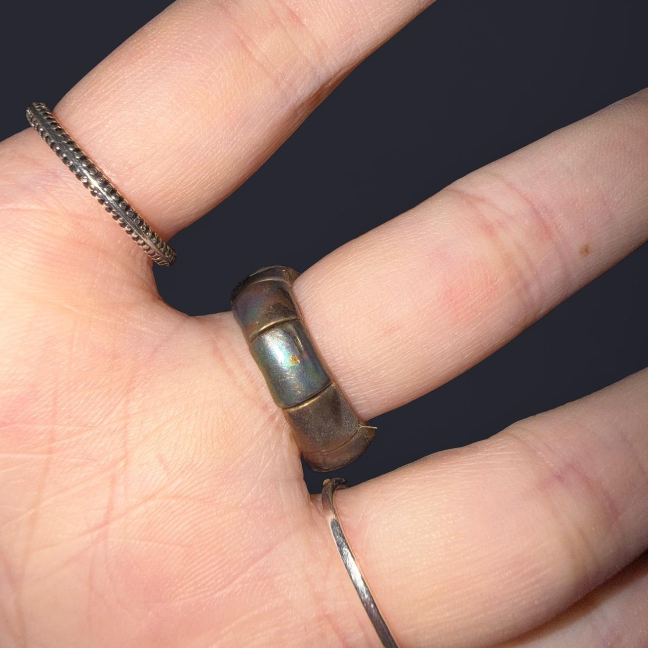 Preloved Women's Ring - Multi/Red – Multi-coloure… - image 3