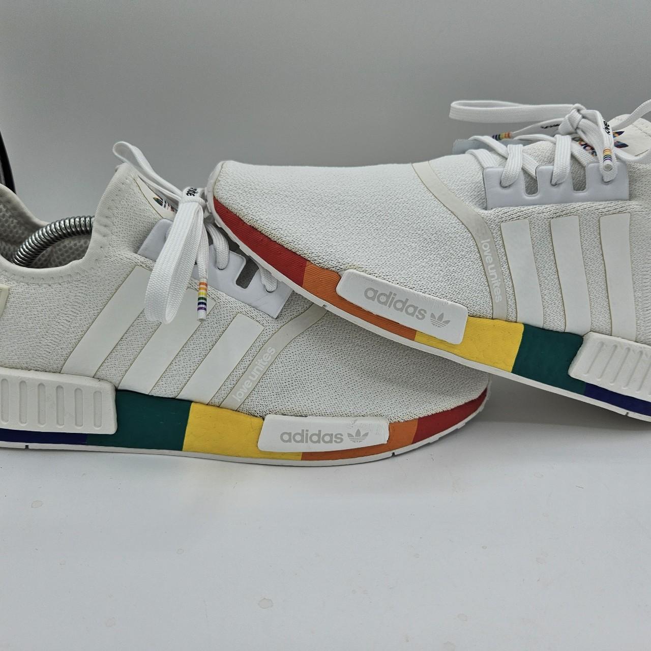 Adidas NMD R1 Pride White Men Shoes Size 10. Depop