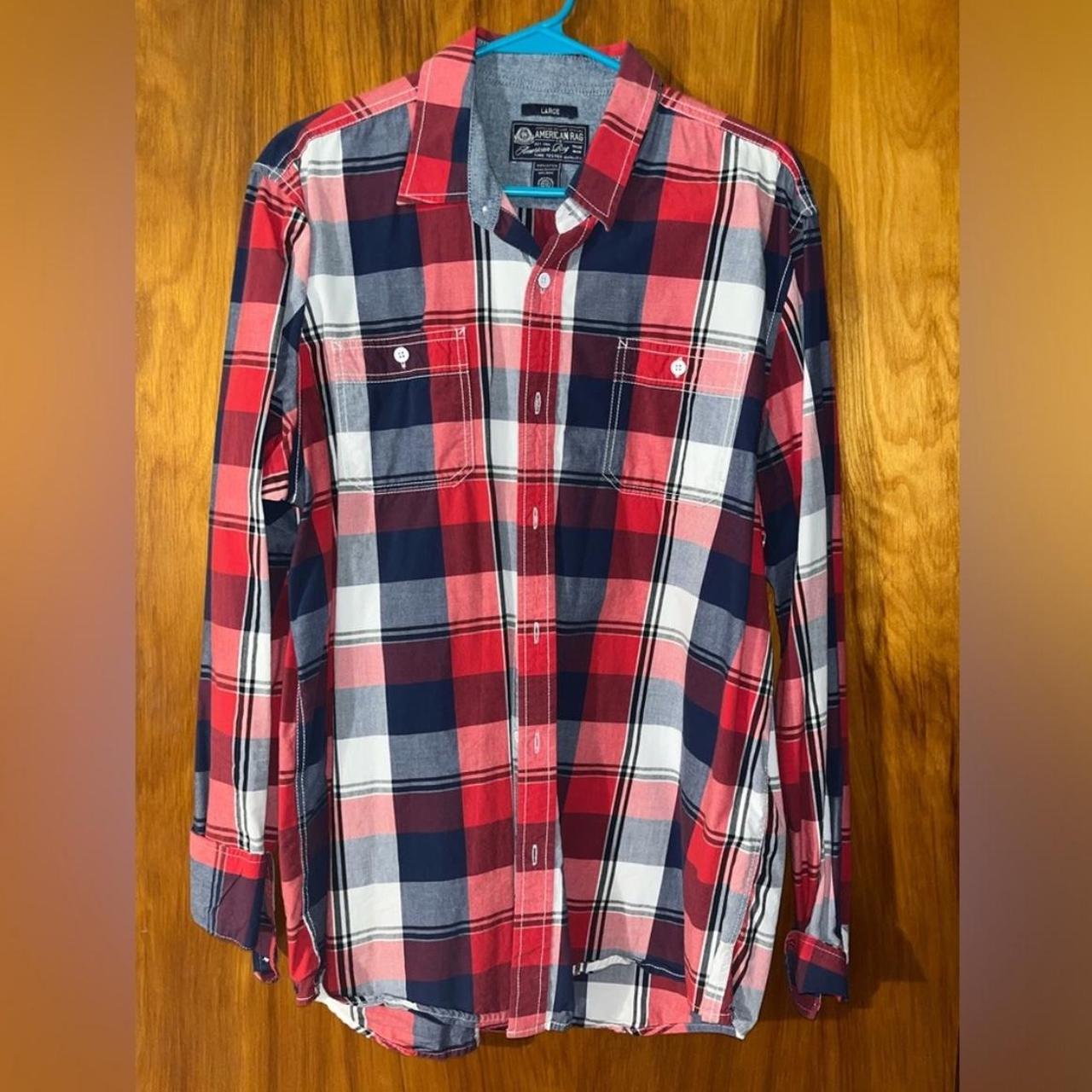 men’s American Rag button up long sleeve