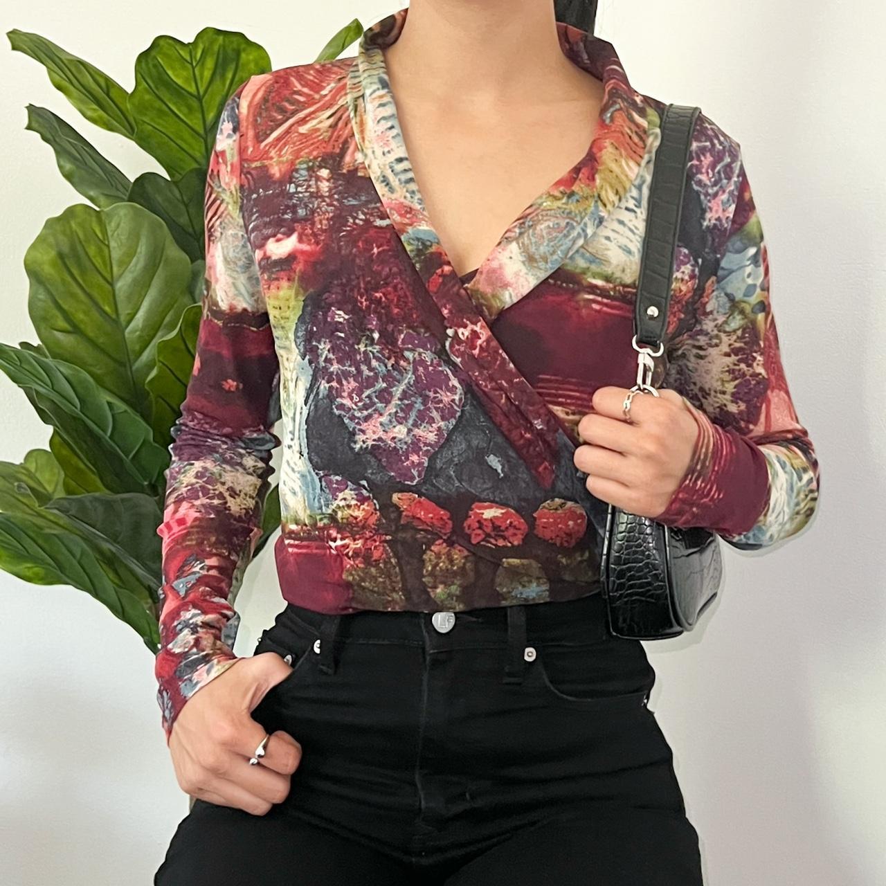 Vintage Long Sleeve Top Description ♥️👢 Long sleeve... - Depop