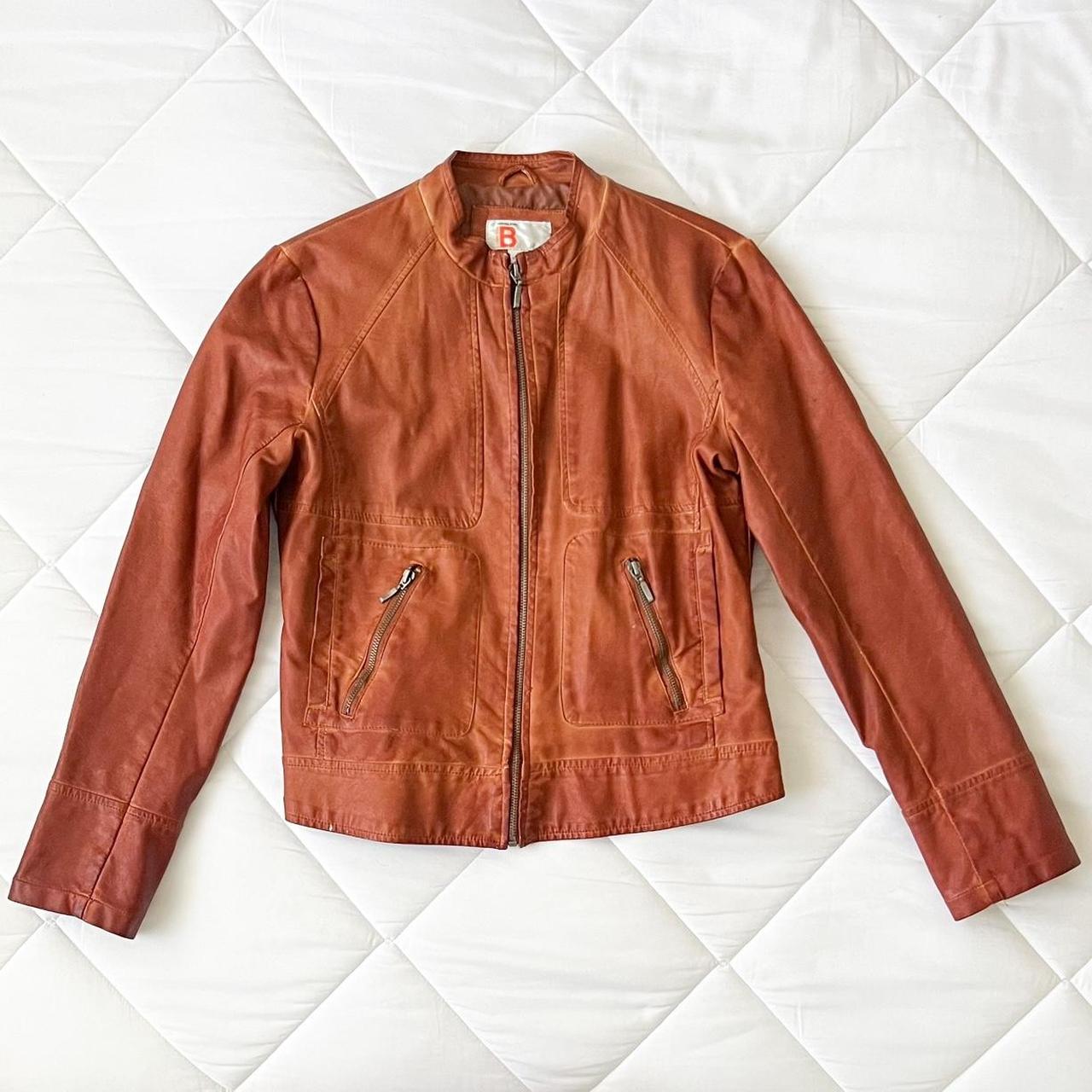 Bernardo faux hot sale leather jacket