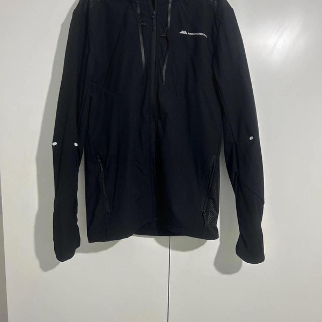 Monterrain Jacket Running Jacket With Chest Pocket Black - Main Image
