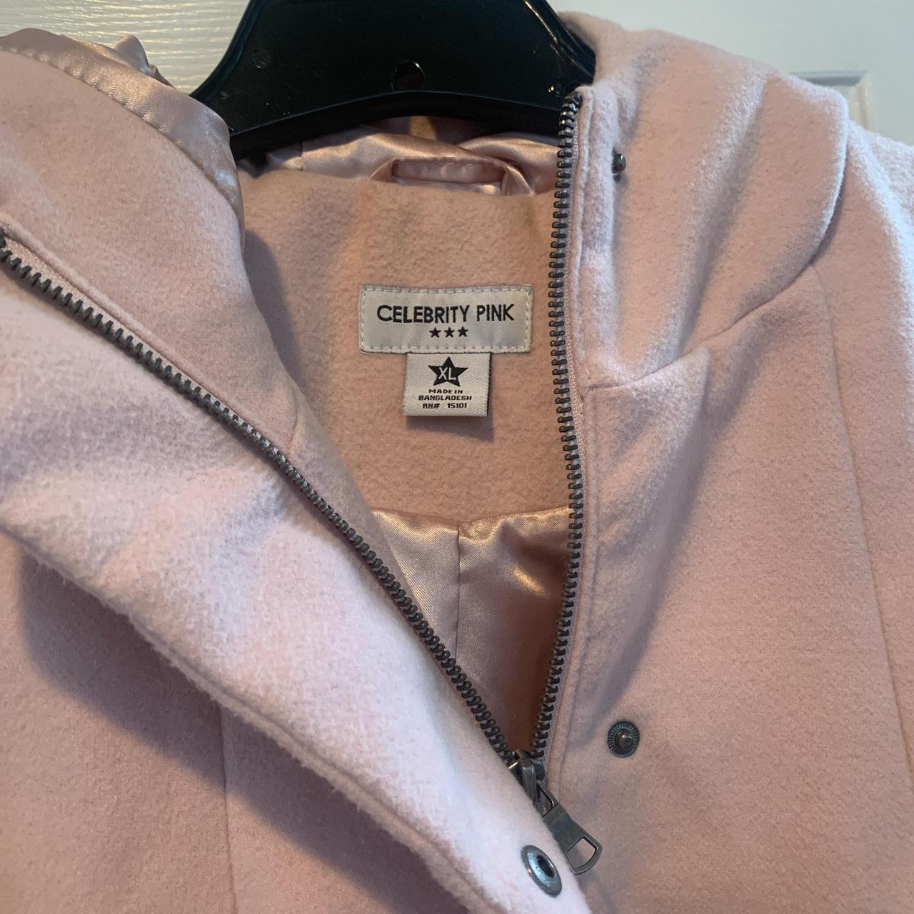 Celebrity Pink Women s Hooded Coat in light