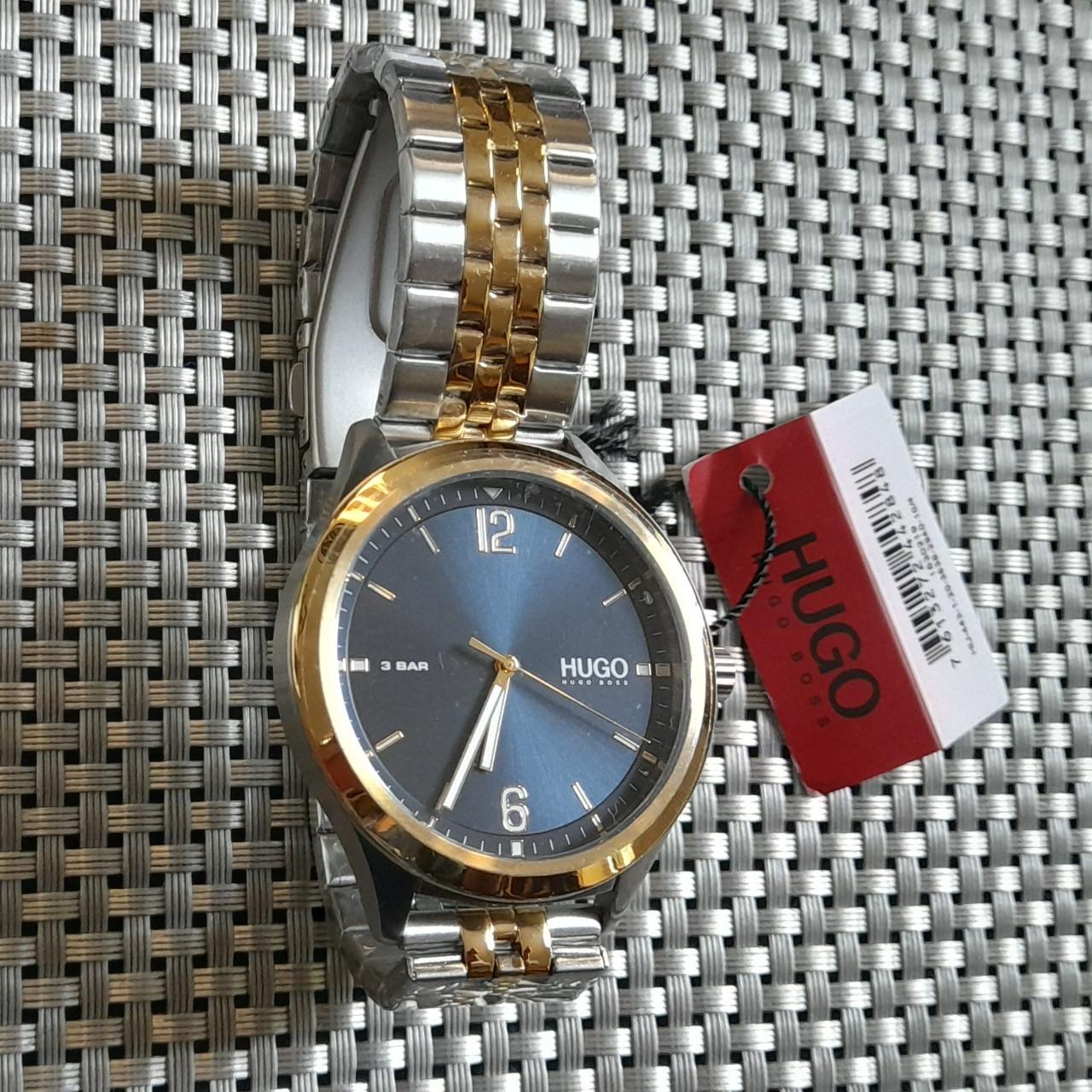 hugo boss gold plated mens watch