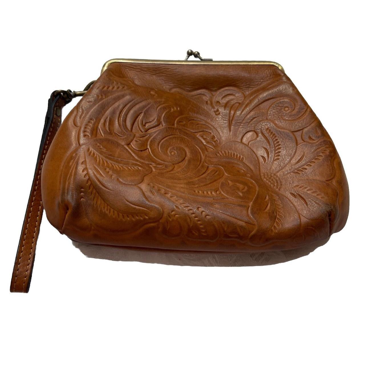 Patricia Nash outlet Tooled Leather Wristlet Clutch