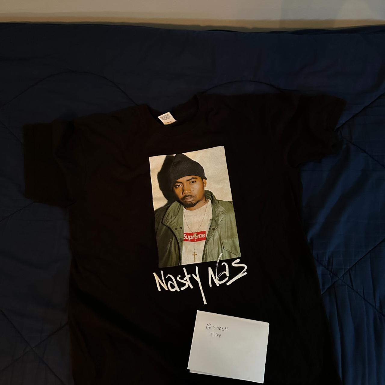 Supreme shirt with top nas