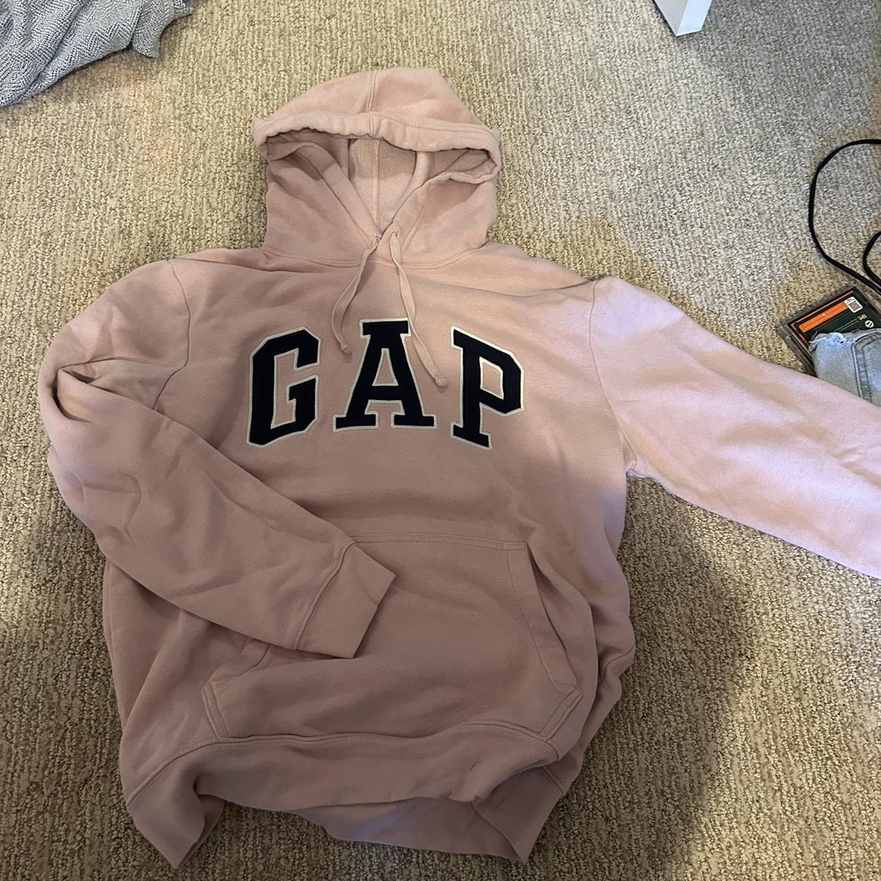 GAP light pink oversized men s streetwear hoodie Depop