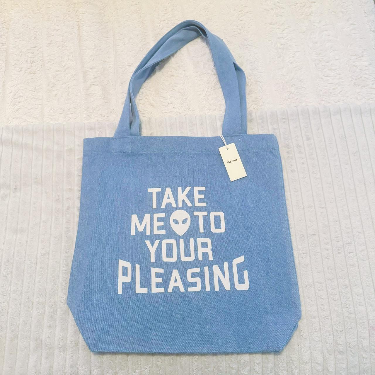 Harry Styles Pleasing Beach Bag Blue popular