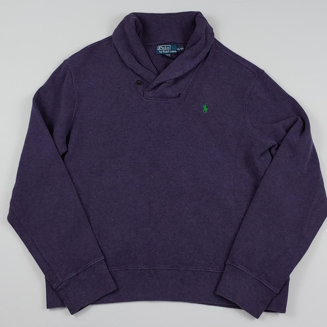 Polo Ralph Lauren Men's Purple Jumper | Depop