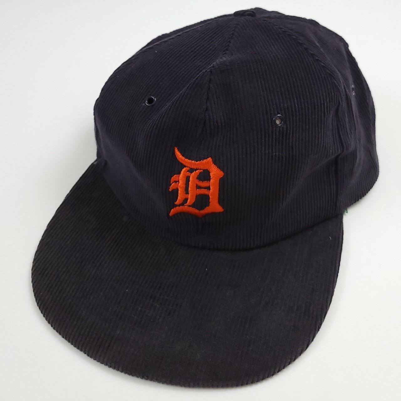 Vintage 90s Detroit Tigers corduroy D logo hat. - Depop