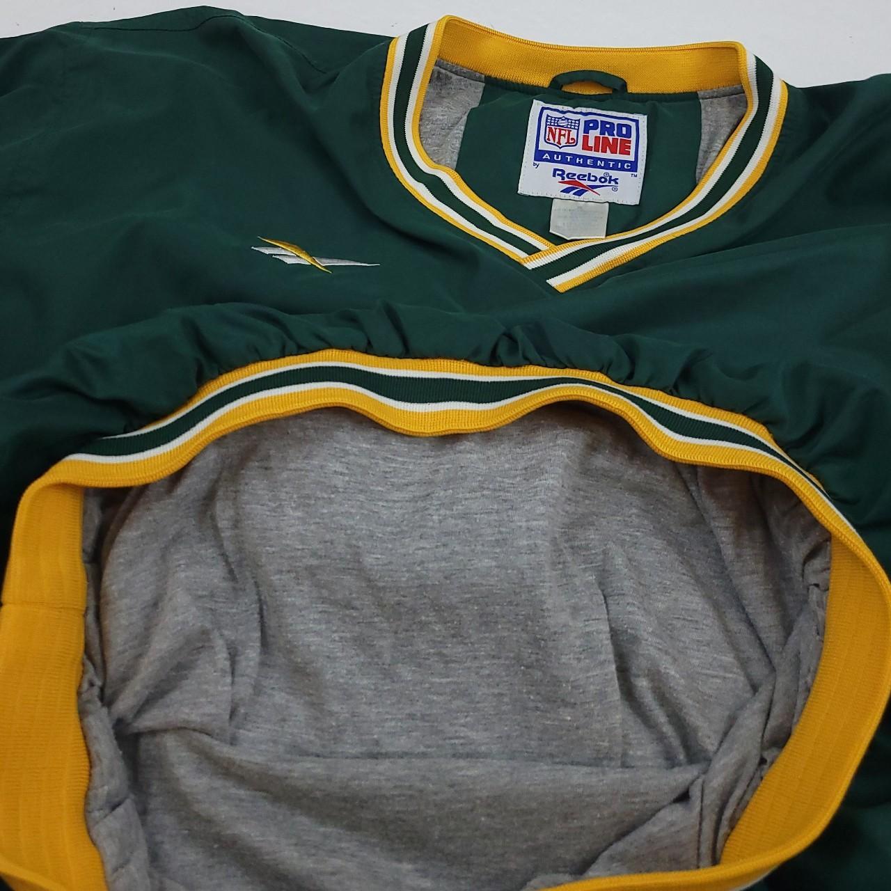 Green Bay Packers Vintage Pro Line Reebok Puffer - Depop