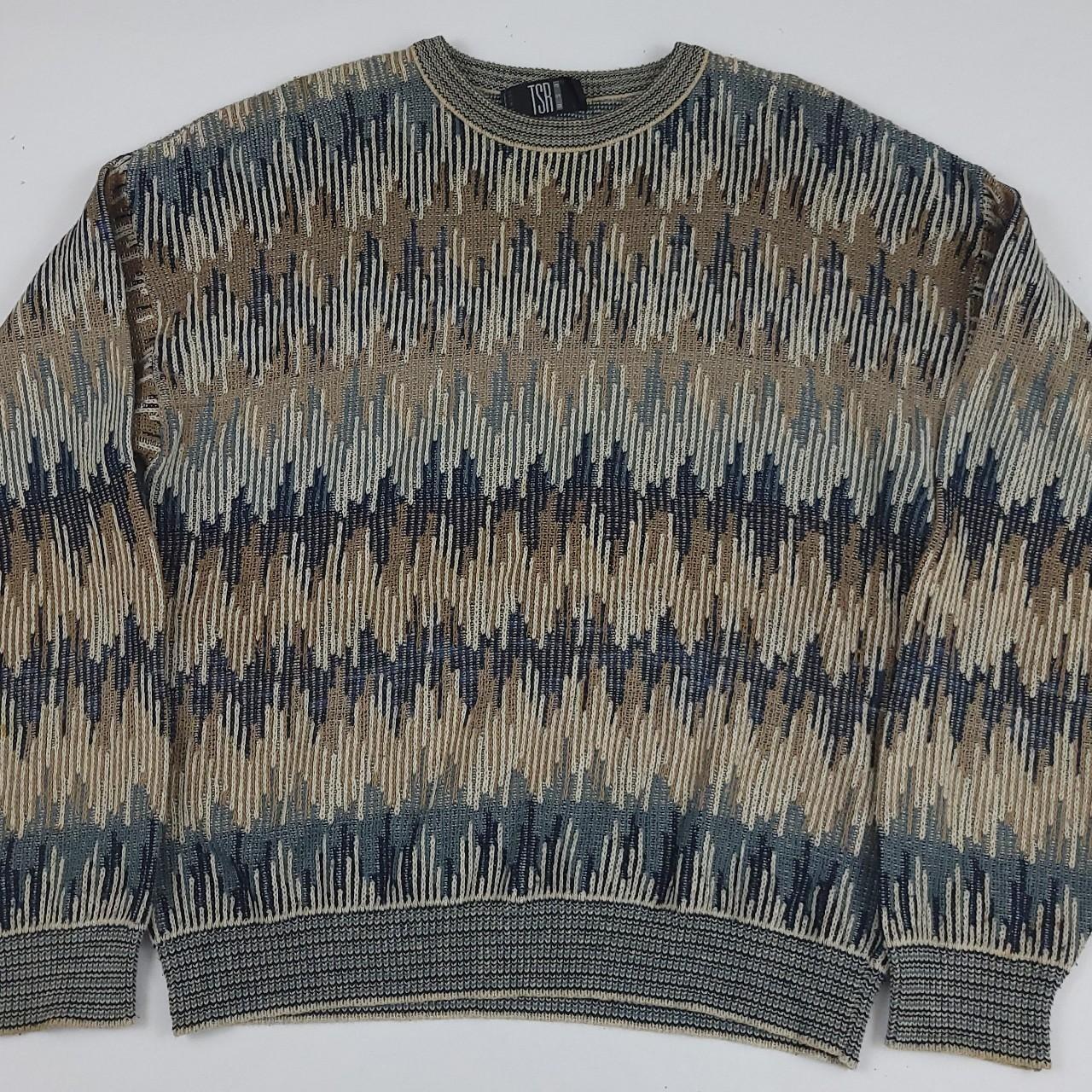 Multicolor knit outlet sweater