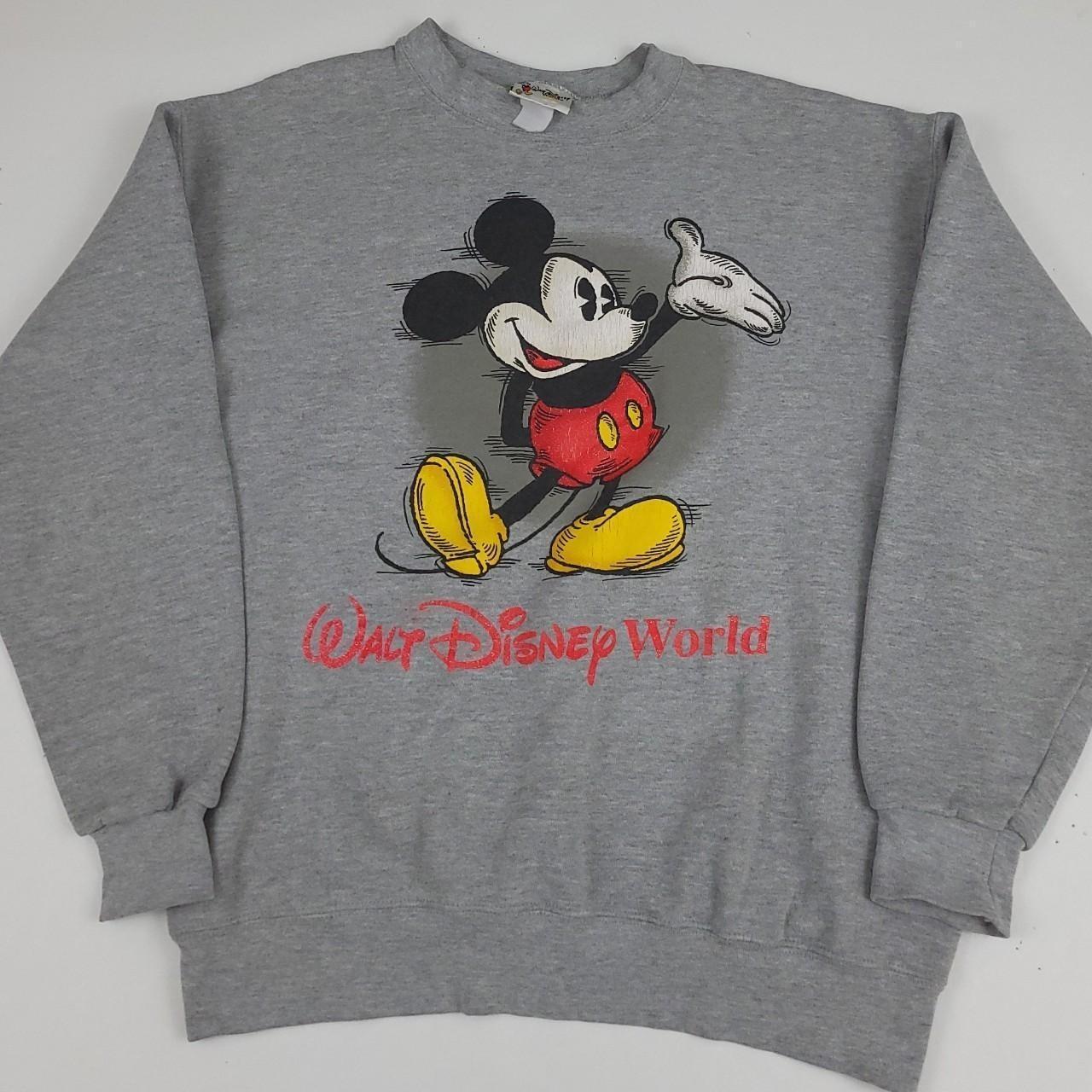 Vintage authentic Disney Multicolor Mickey Mouse All Over Print Hoodie