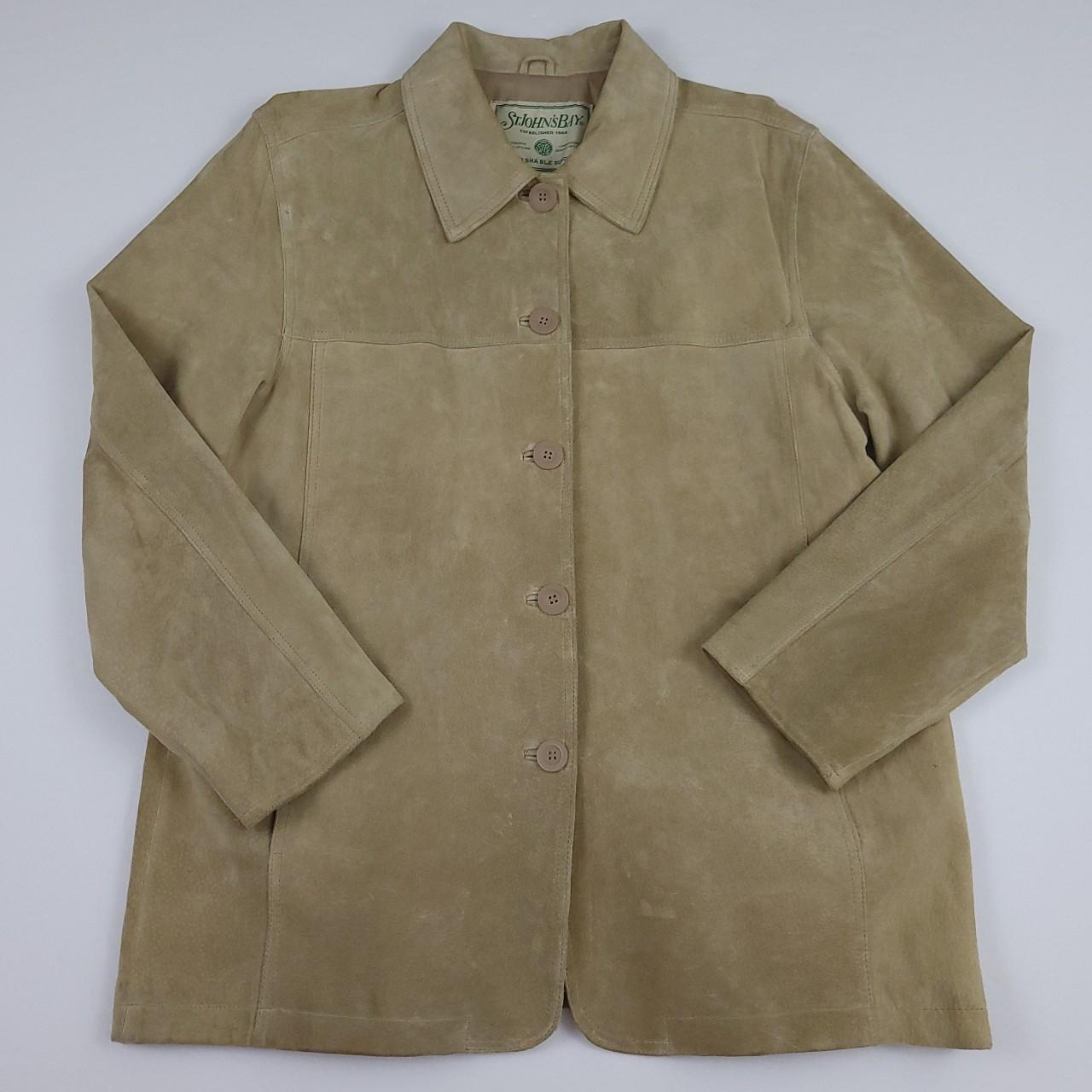 St john's bay hot sale suede coat