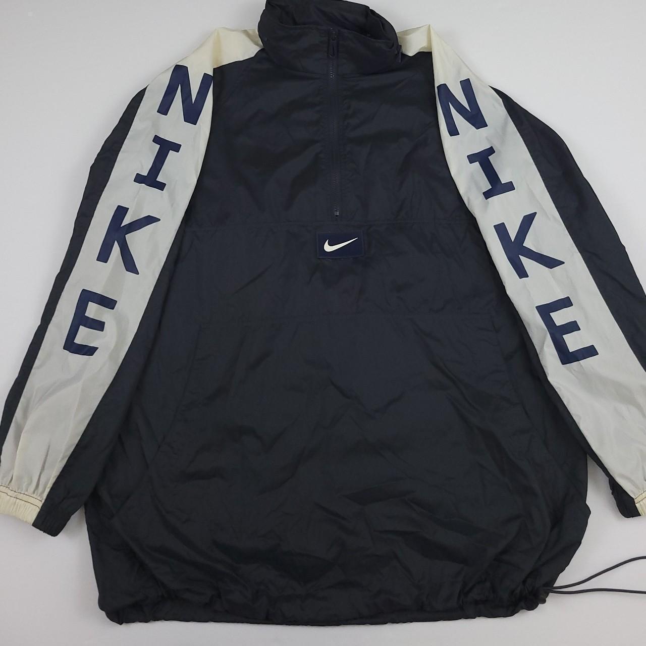 Vintage 90s Nike swoosh spellout windbreaker jacket.... - Depop