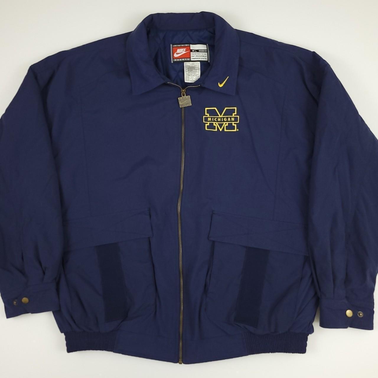 Vintage outlet 90s Michigan Wolverines rare Nike jacket coat