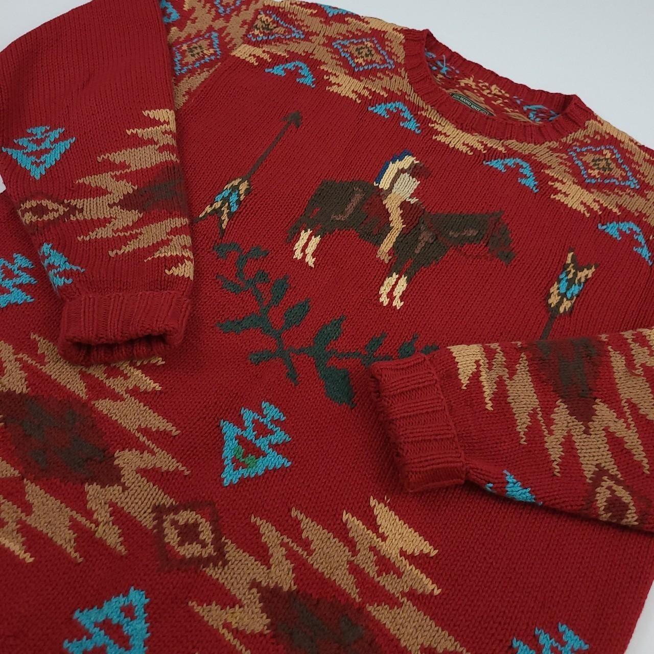 Vintage Polo Country Ralph Lauren hand knit aztec | Depop