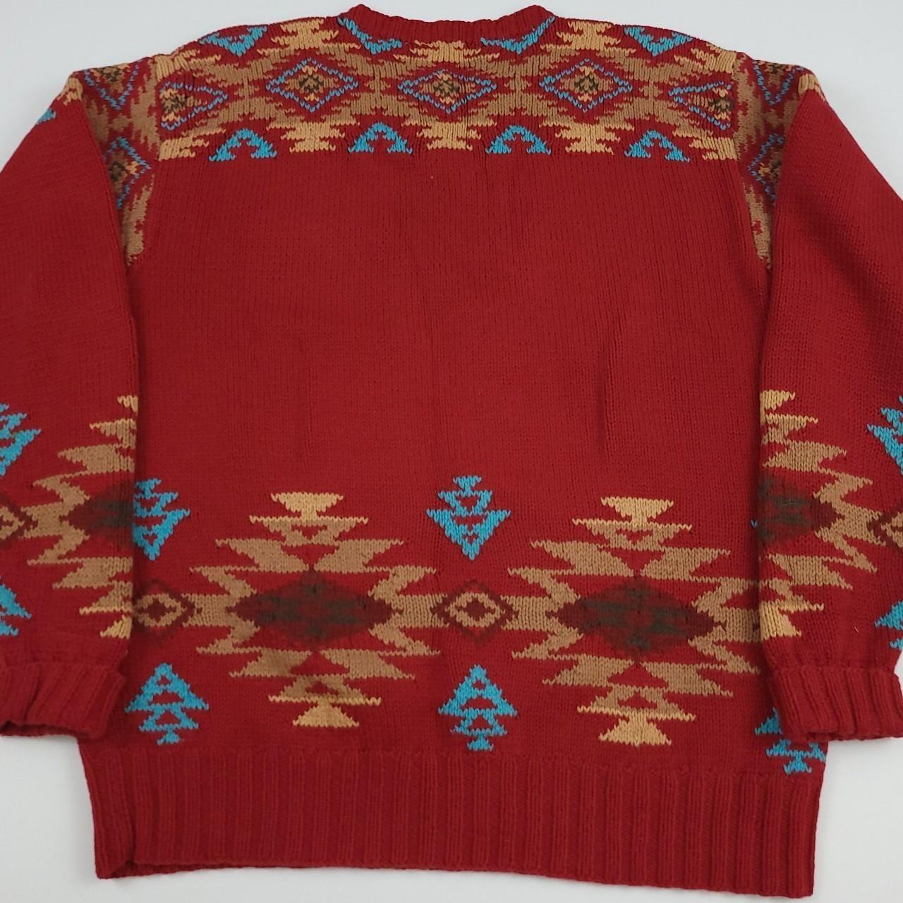 Vintage Polo Country Ralph Lauren hand knit aztec | Depop