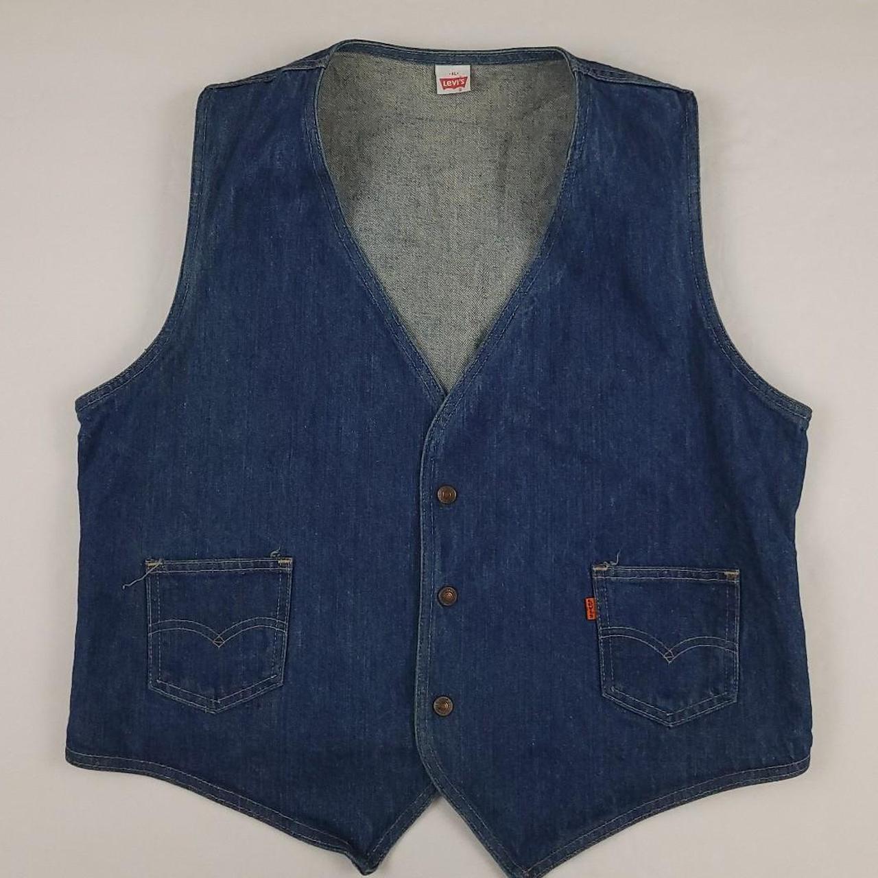 Levi's Men's Vest - Blue - XL – Vintage Levi's or… - image 1