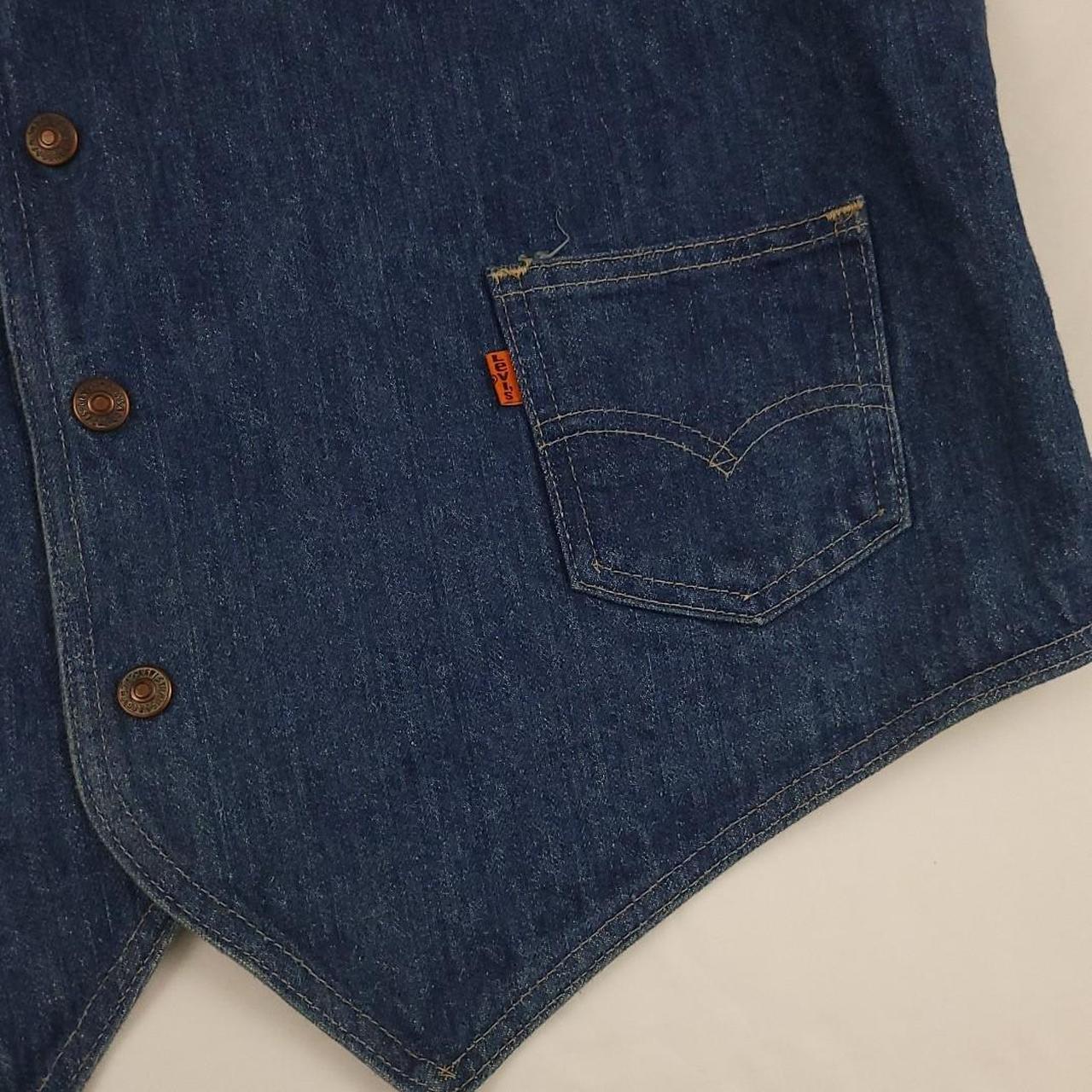 Levi's Men's Vest - Blue - XL – Vintage Levi's or… - image 2