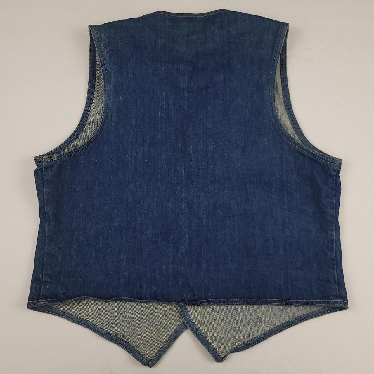 Levi's Men's Vest - Blue - XL – Vintage Levi's or… - image 4
