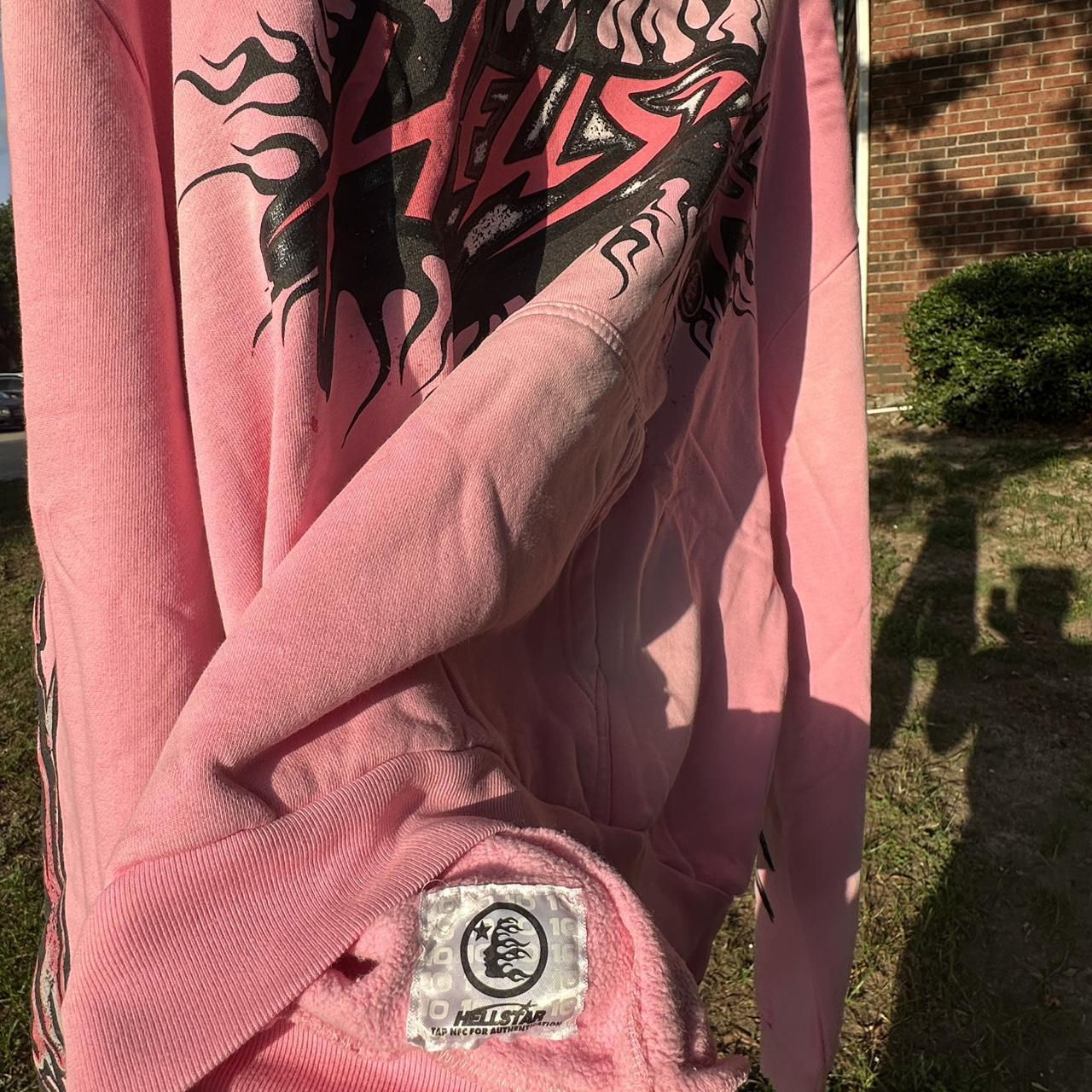 Hellstar Brainwashed Without Brain Hoodie 'Pink' | Depop Hellstar Brainwashed Without Brain Hoodie 'Pink' | Depop