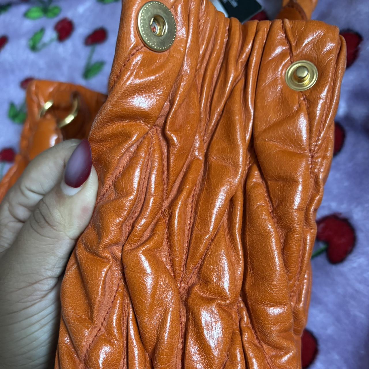 Miu Miu Women's Bag - Orange – Vintage Miu Miu Ma… - image 8