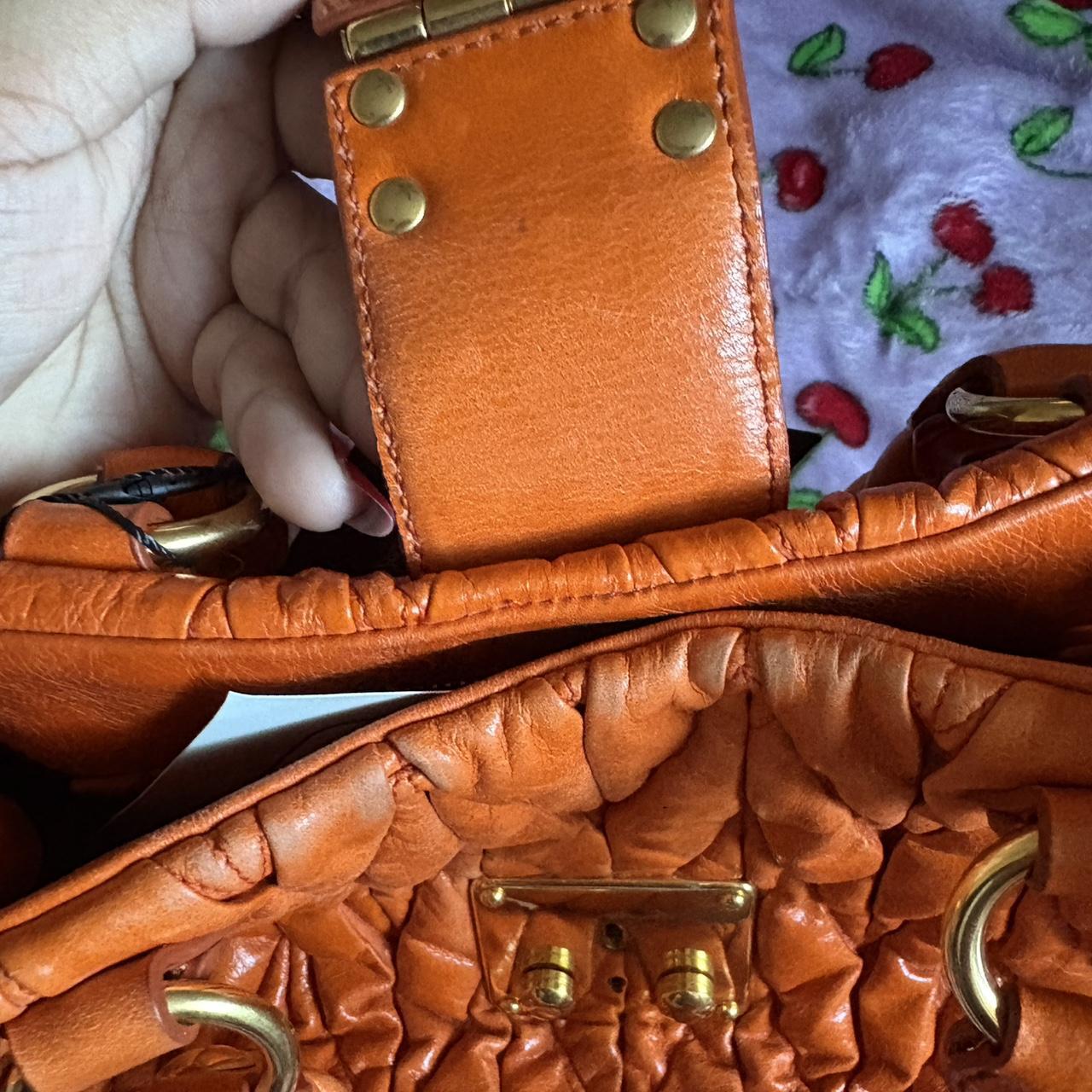 Miu Miu Women's Bag - Orange – Vintage Miu Miu Ma… - image 4