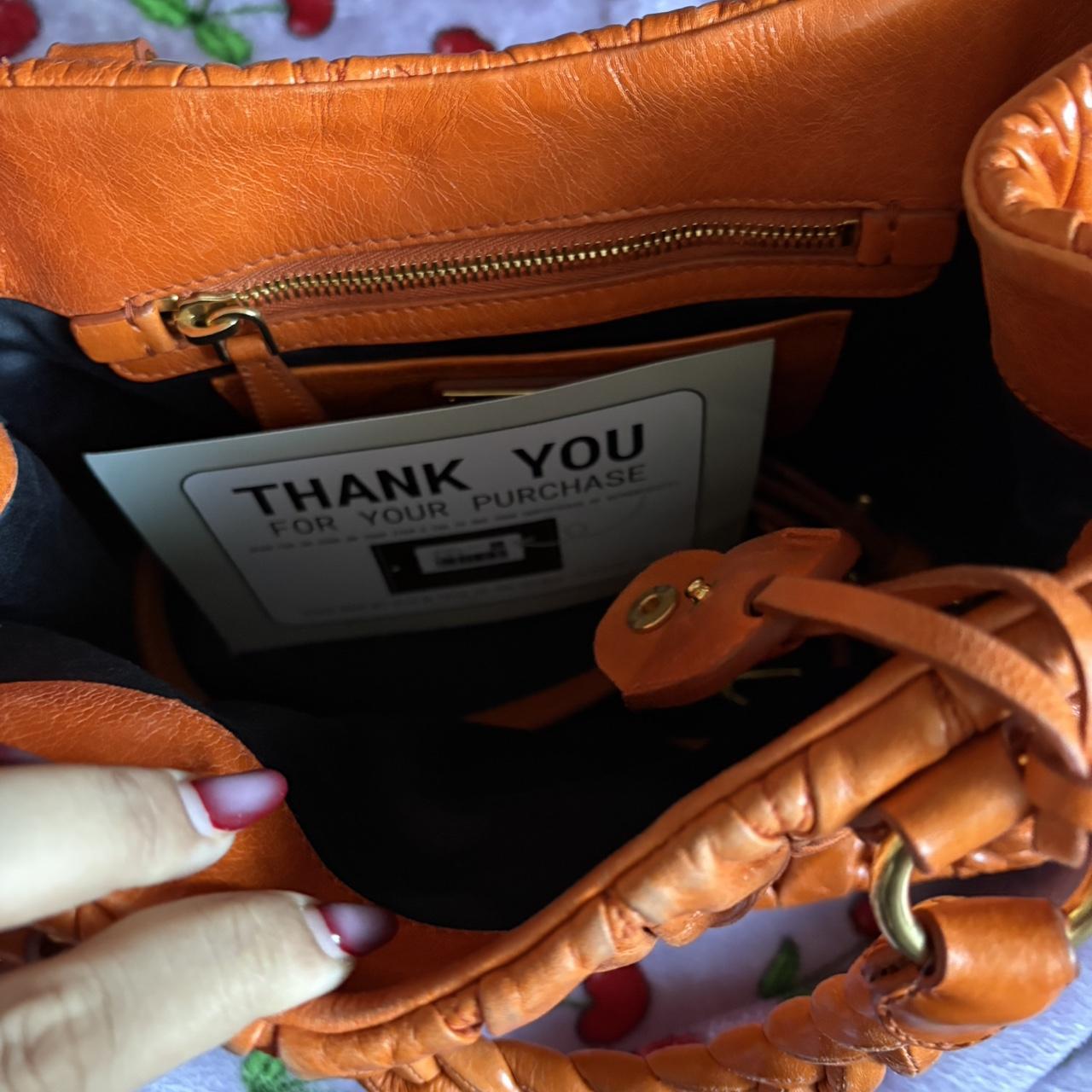 Miu Miu Women's Bag - Orange – Vintage Miu Miu Ma… - image 5