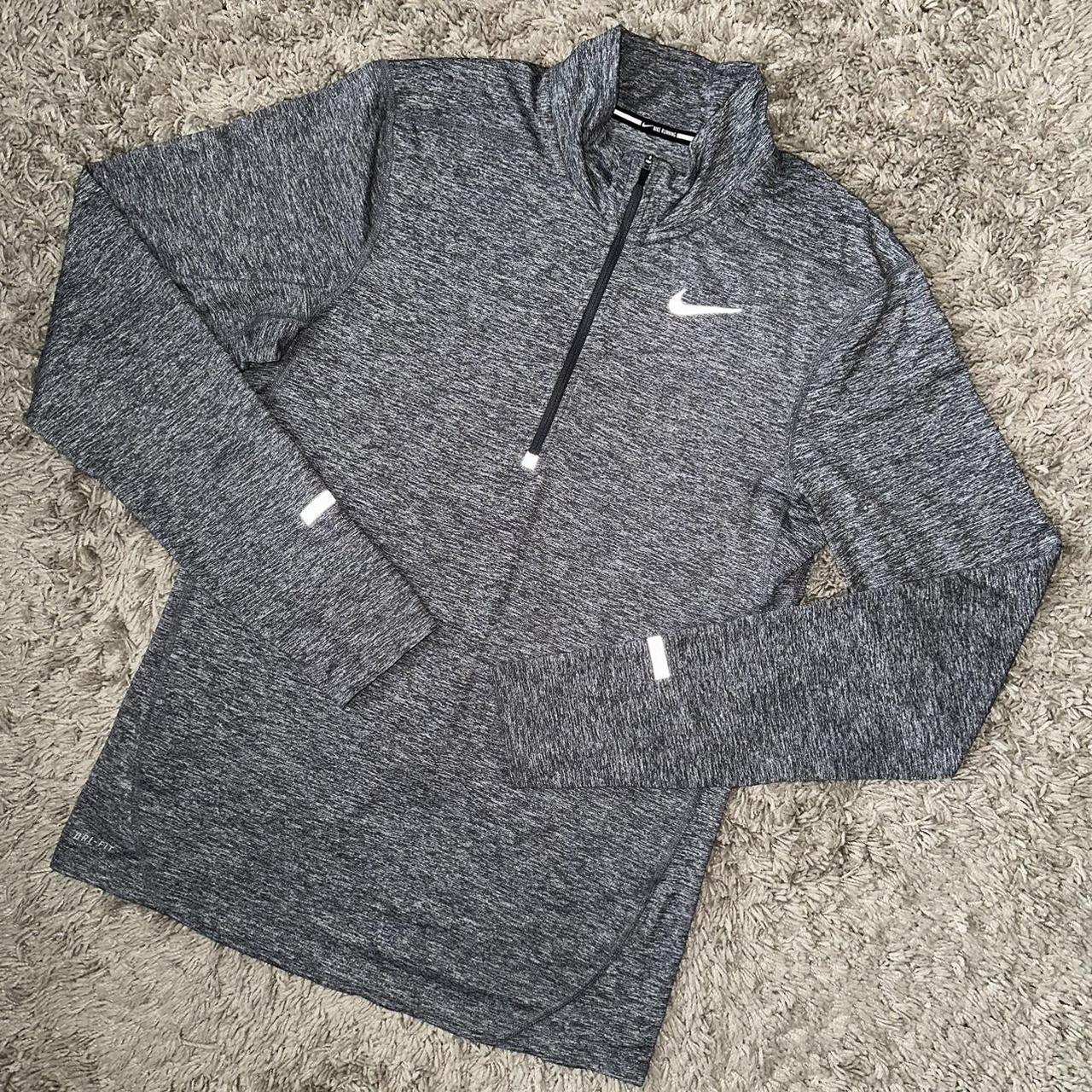 Nike Dry Element 1/2 Zip Running Top Size Small... Depop