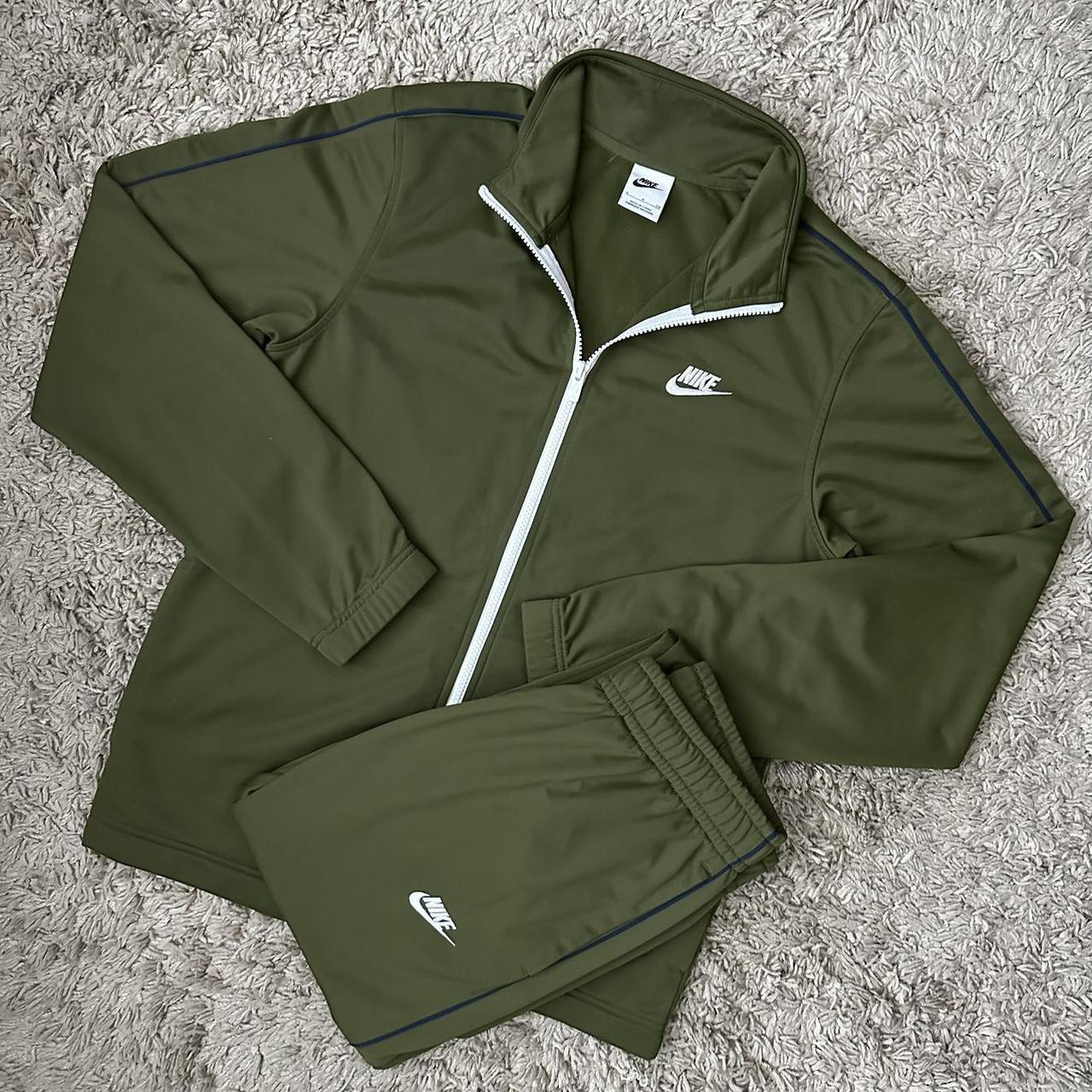 Olive green hotsell nike jumpsuit