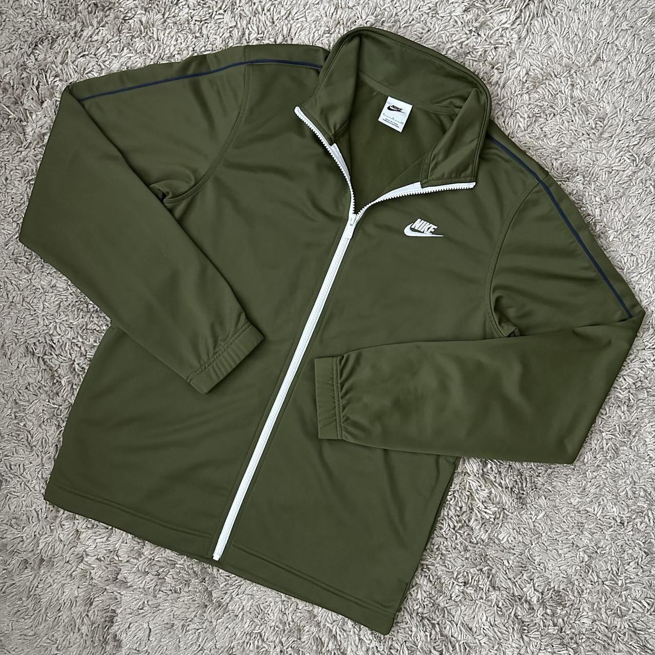 Nike tribute tracksuit khaki cheap