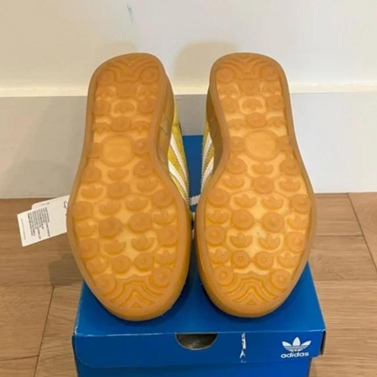 Adidas Gazelle Indoor Bright Yellow Size 6.5W Depop