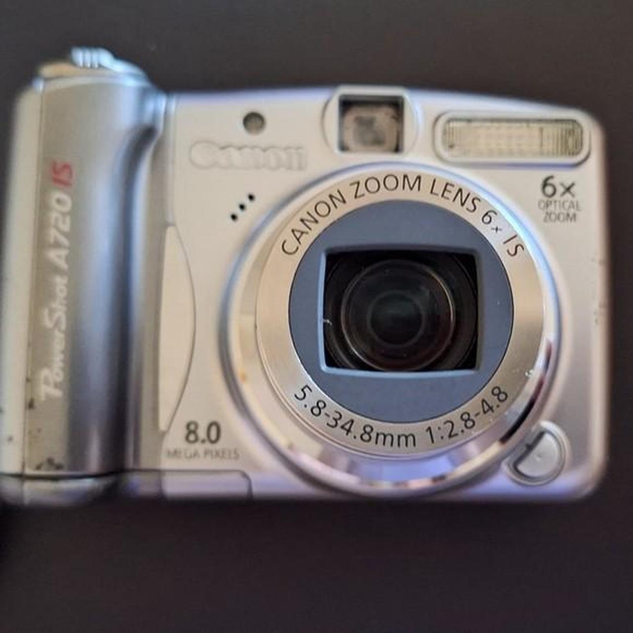 Canon PowerShot A720 IS 8.0MP Digital Camera - Silver 6x hotsell Optical Zoom