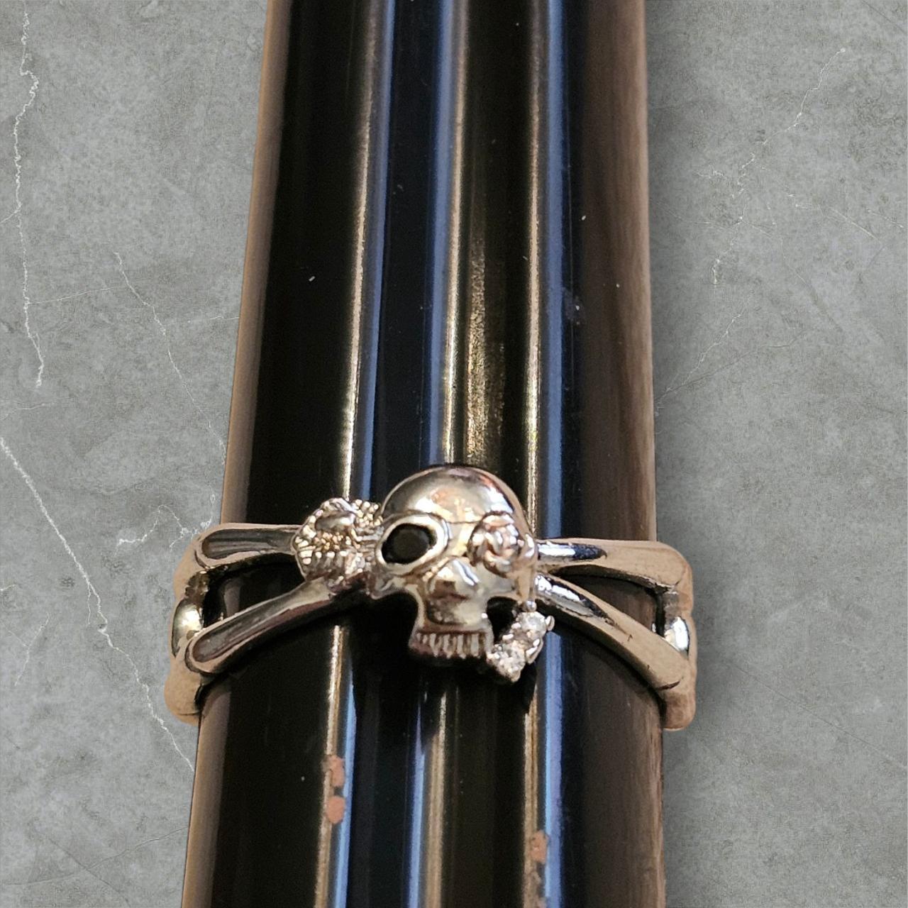 Source Unknown Women's Ring - Silver – Skull & Cr… - image 6