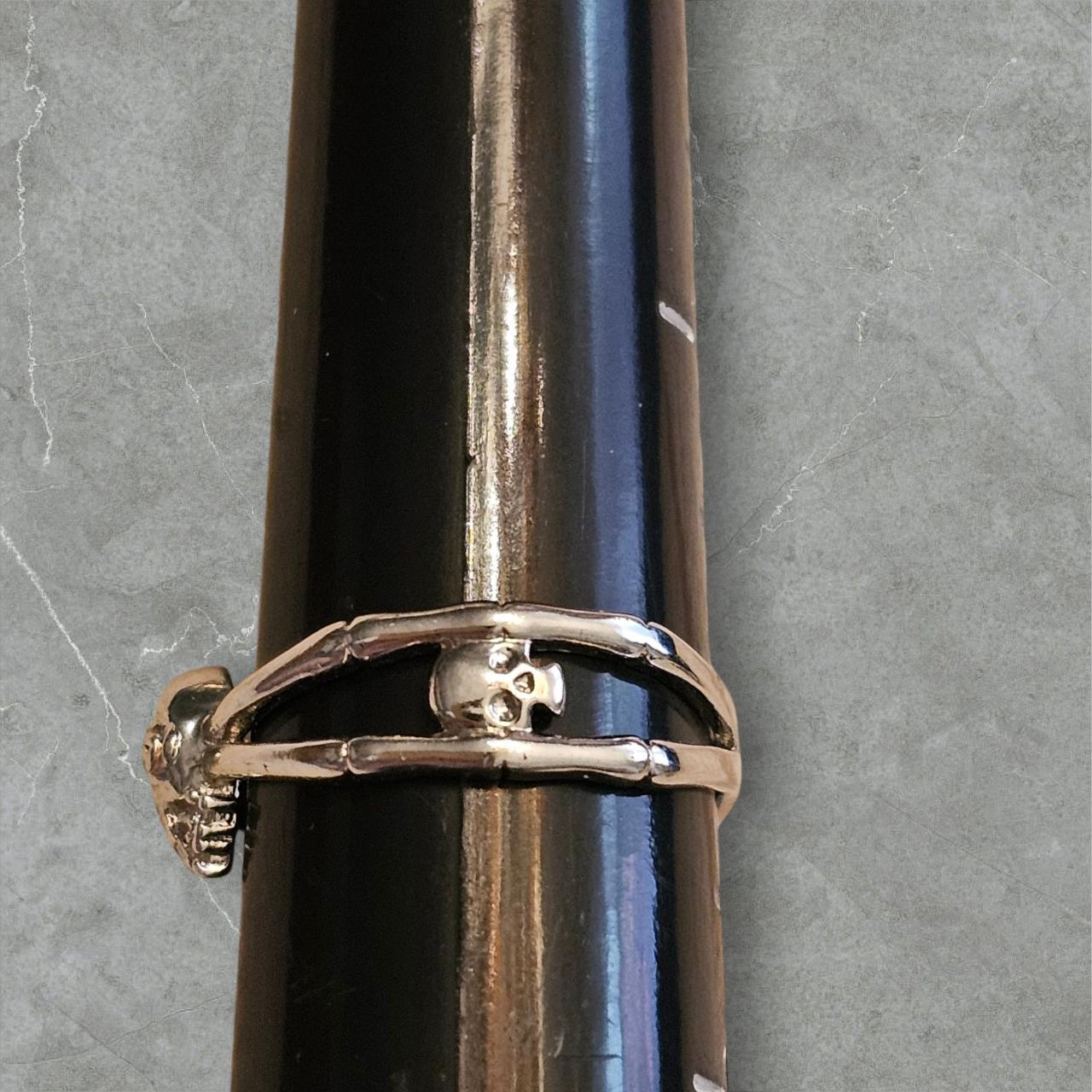 Source Unknown Women's Ring - Silver – Skull & Cr… - image 7