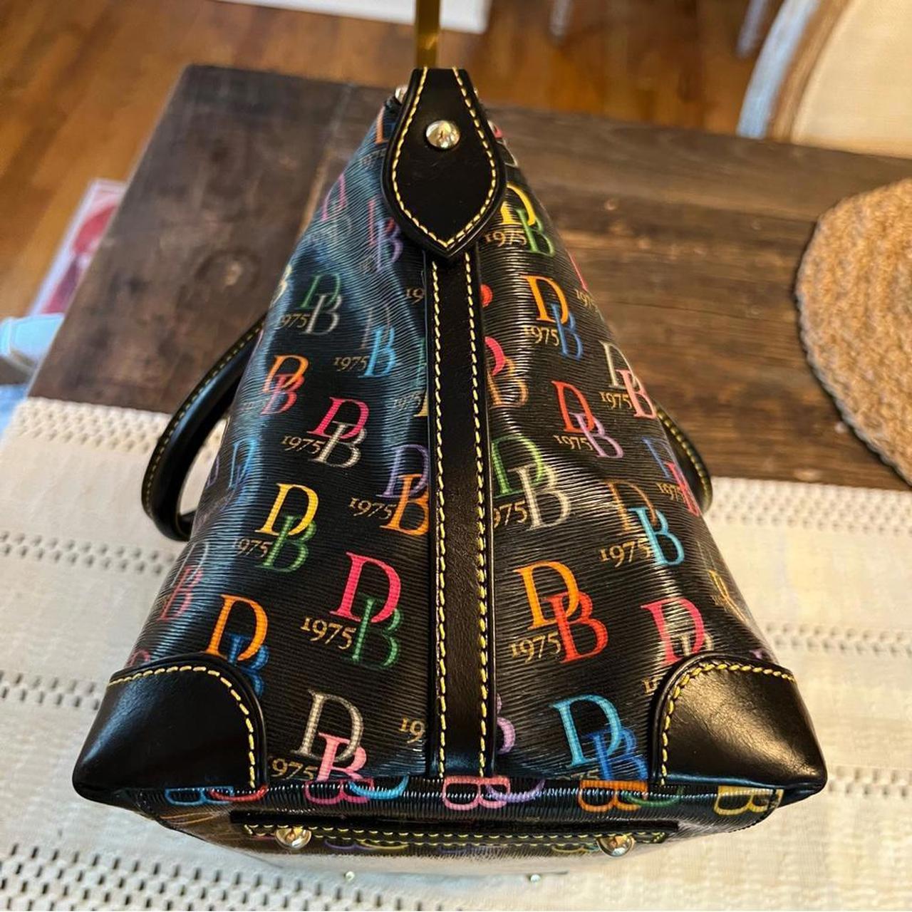Dooney & Bourke Signature Rainbow DB 1975 Logo | Depop