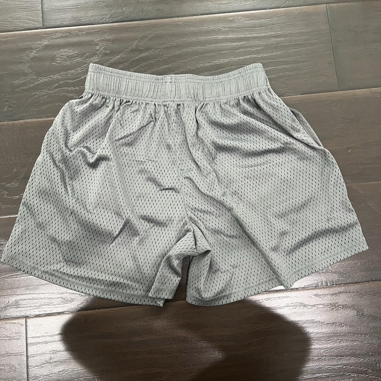 Inaka Power Single Mesh Grey Shorts - Depop