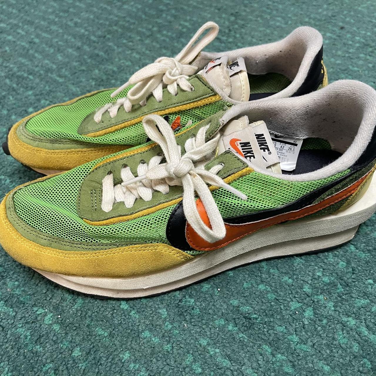 Sneaker Sacai Nike NIKE X SACAI LDV WAFFLE TRIPLE WHITE（sacai