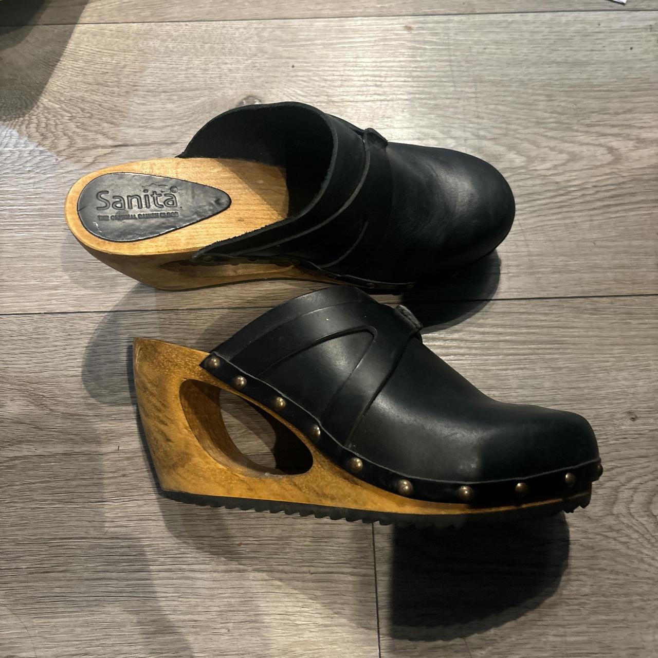 Sanita Women's Clogs Black US – Black leather Sanita clogs