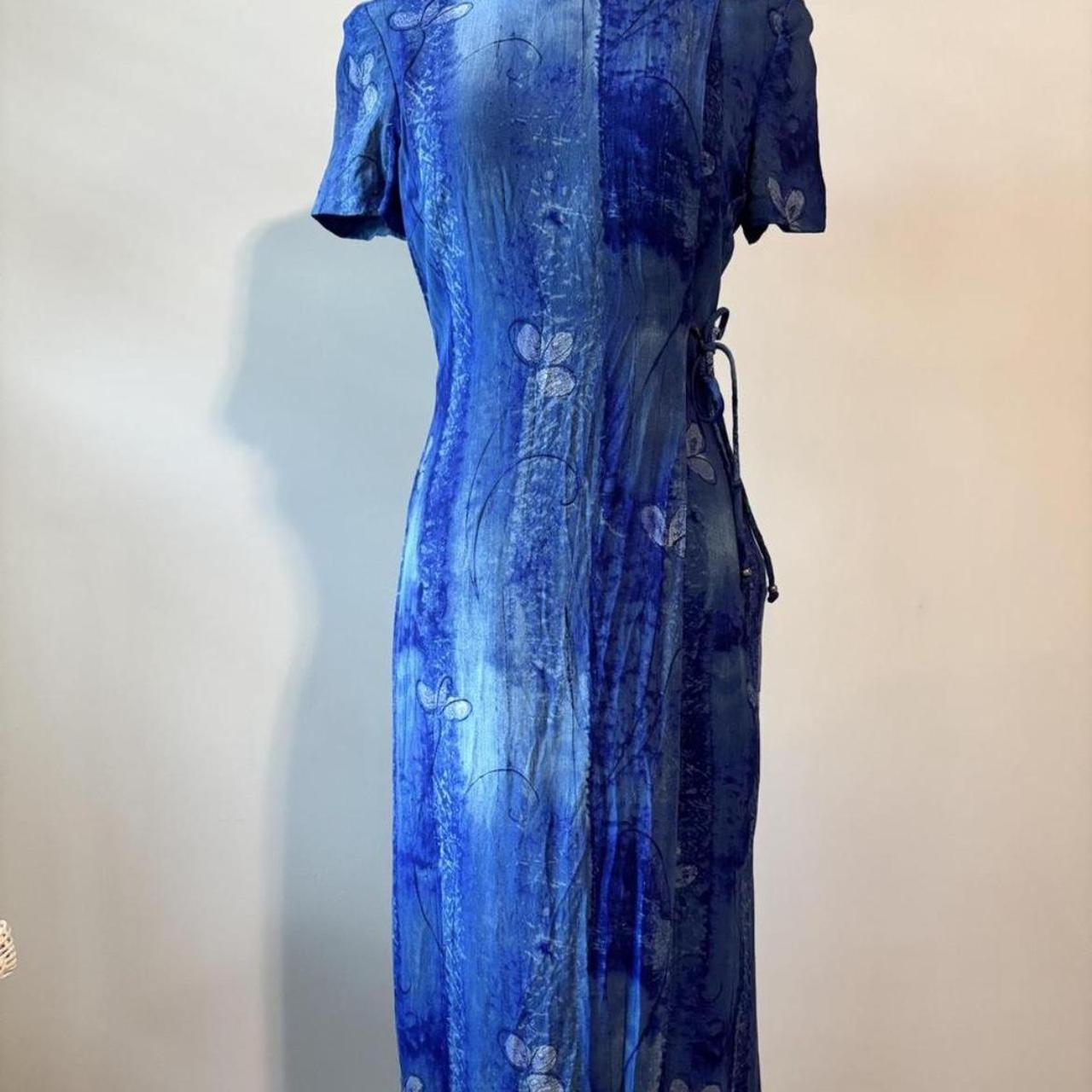 Donna Ricco Women's Dress Blue – Blue vintage Donna Ricco