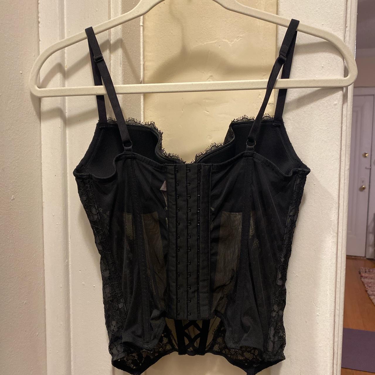 Victoria's Secret Women's Black Corset | Depop