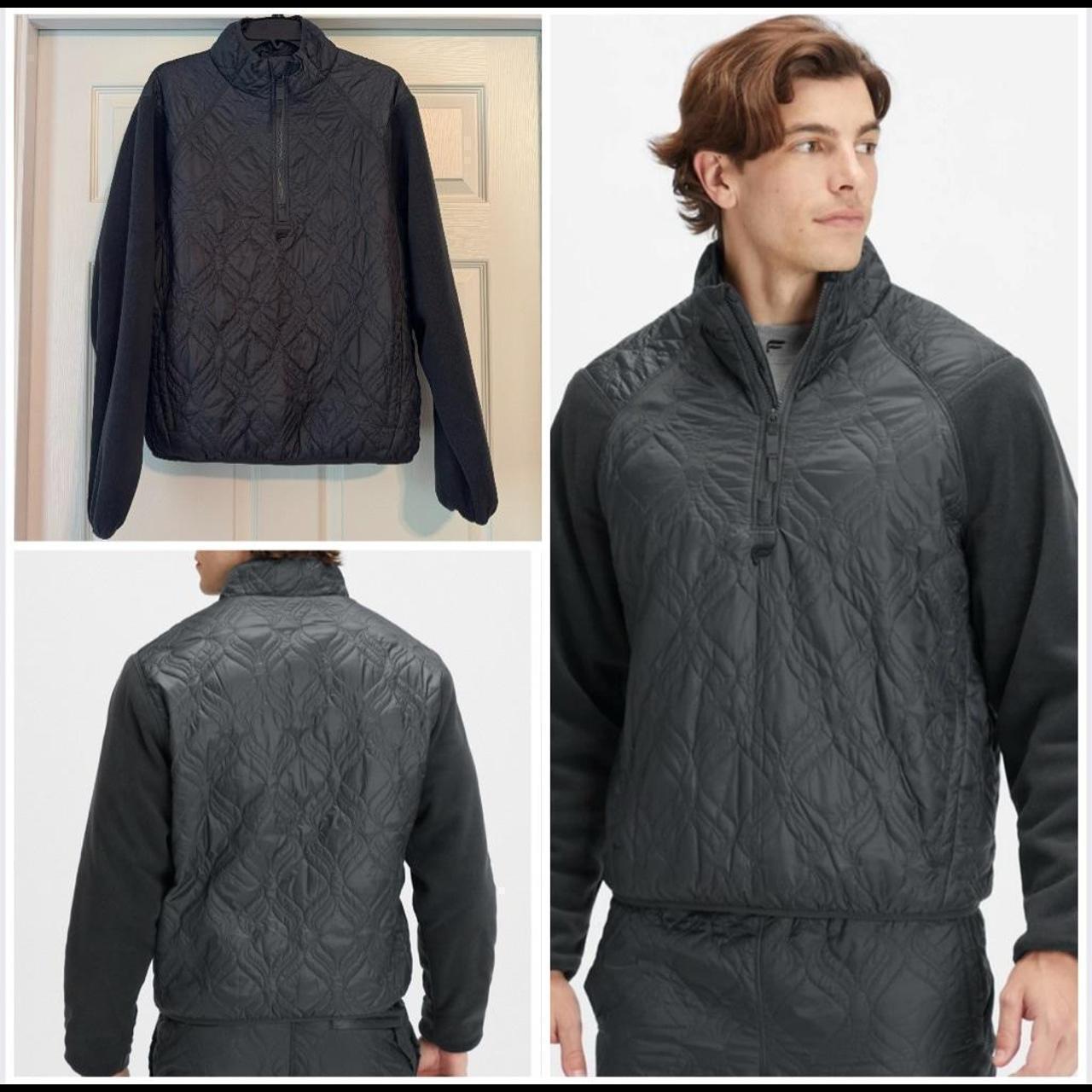 Fabletics Men's Lightweight Jacket Jacket - Grey … - image 1