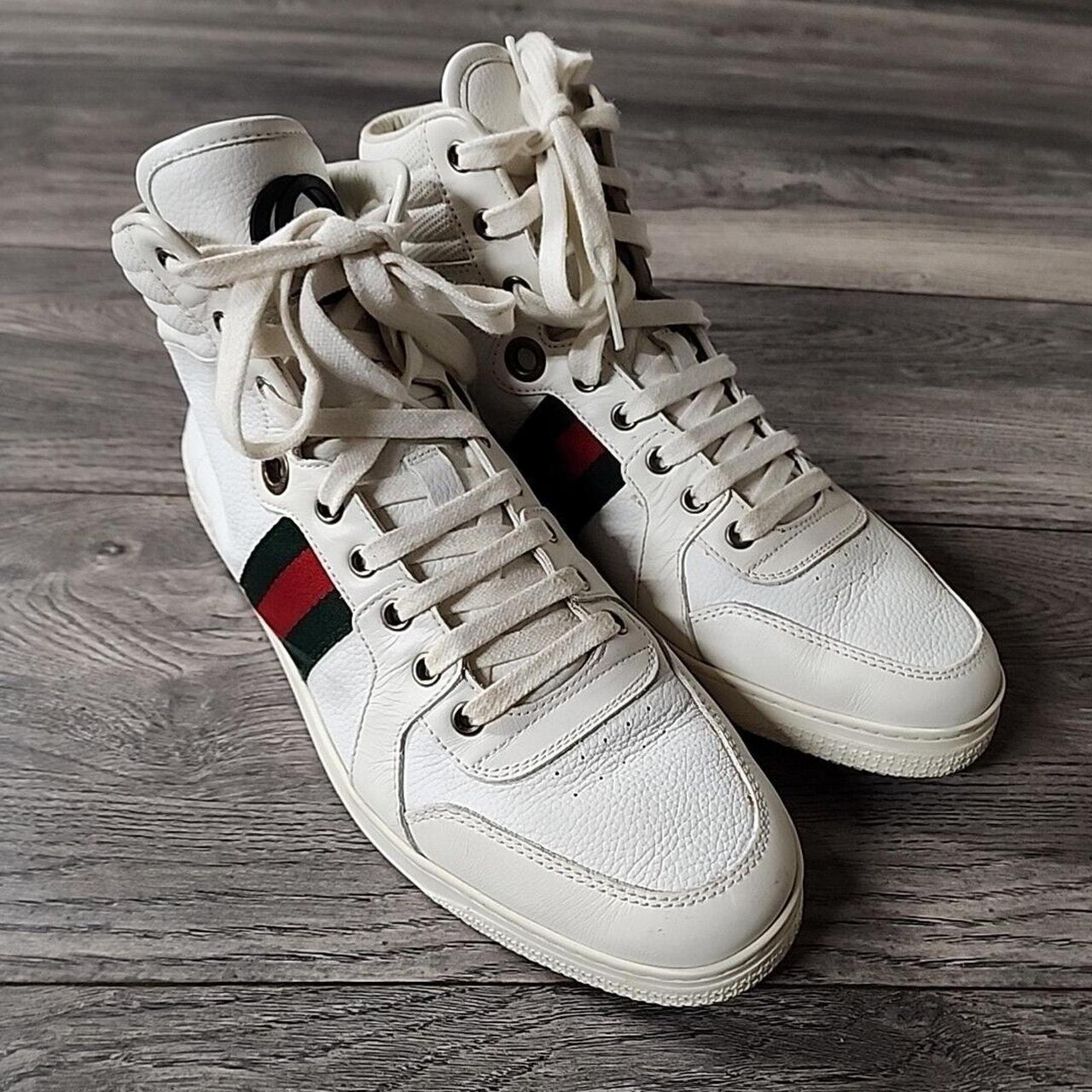 Authentic Gucci Coda Stripe High Top 221825 Sneakers. Depop