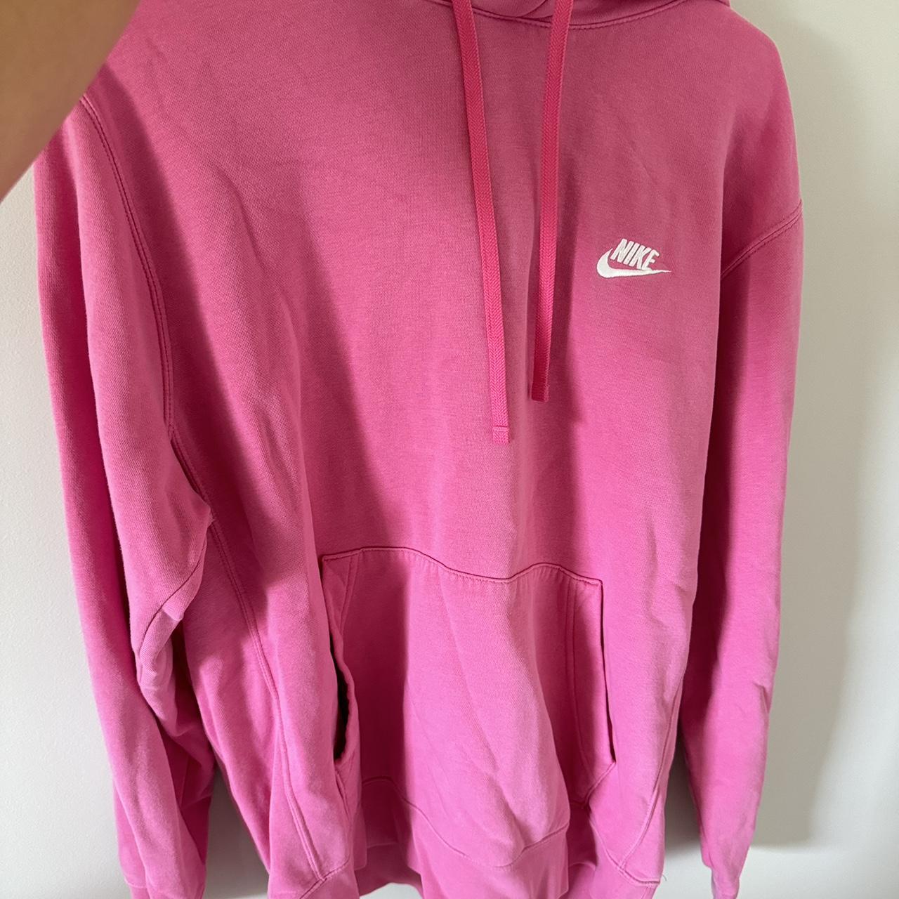 Women s pink Nike sweatshirt size large. Such a. Depop